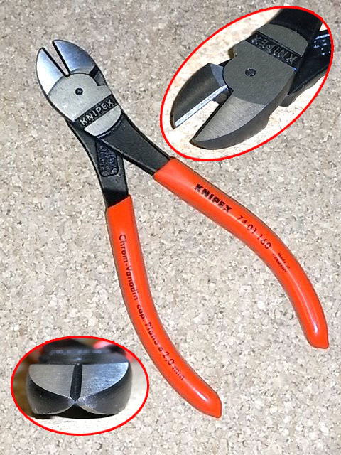 KNIPEX（クニペックス）6705-200 ハイレバーエンドニッパー :ds