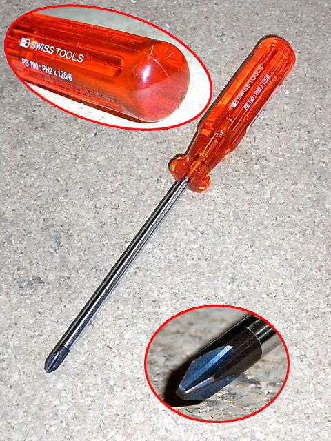 パーツダイレクト店PB SWISS TOOLS(ピービースイスツール) 整備用品 ポジ十字ドライバー ドライバー 192-1-130 車用工具